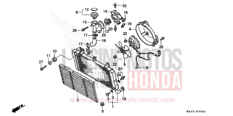 RADIATEUR de Pan-European ABS CANDY WINE BERRY RED-U (R114) 1996
